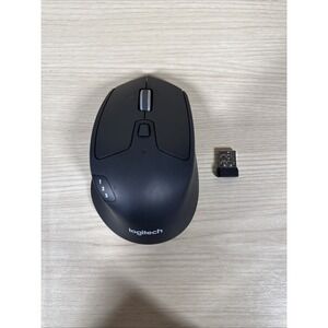 Logitech M720 Triathlon Multi-Device Wireless Mouse, Bluetooth w/ USB Dongle